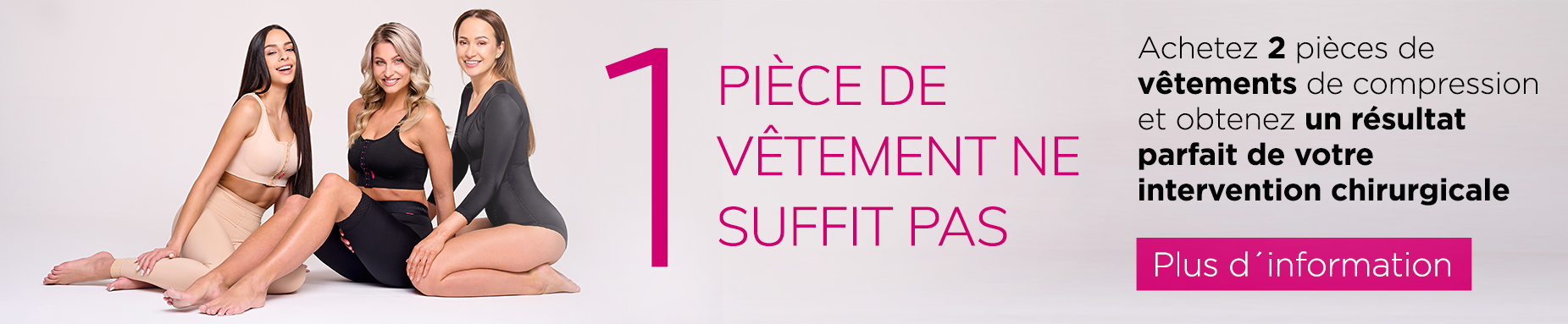 Pantalons de compression postopératoires - Banner